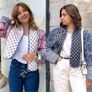NWT Patchwork Quilted Reversible Jacket